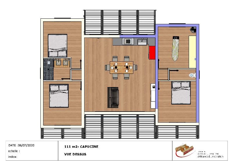 Case prefabbricate in legno costruite come i Lego
