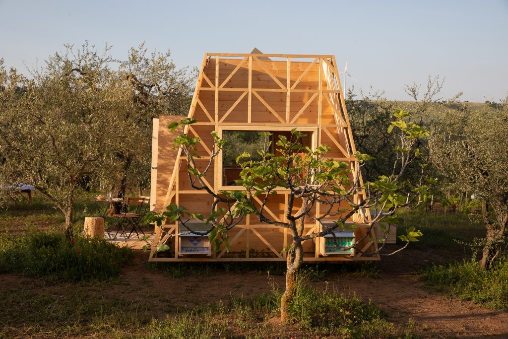 Mini casa prefabbricata in legno