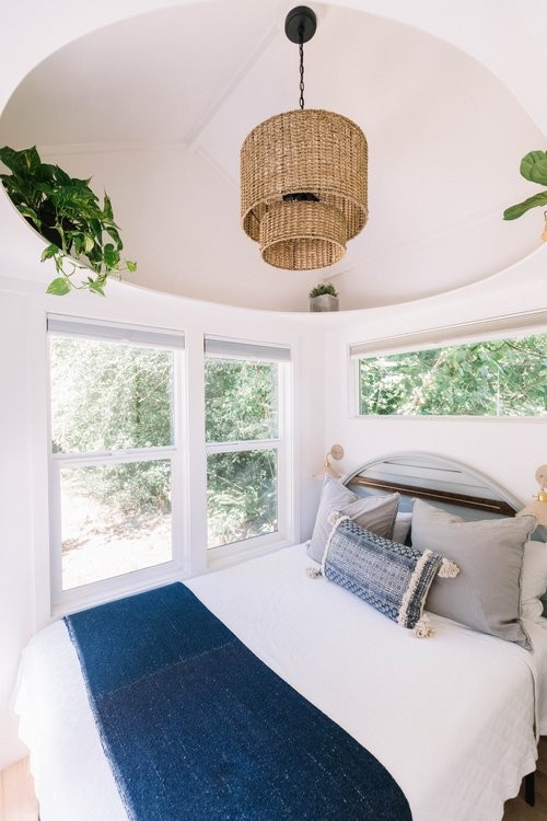 La stanza da letto di Handcrafted Hideaway