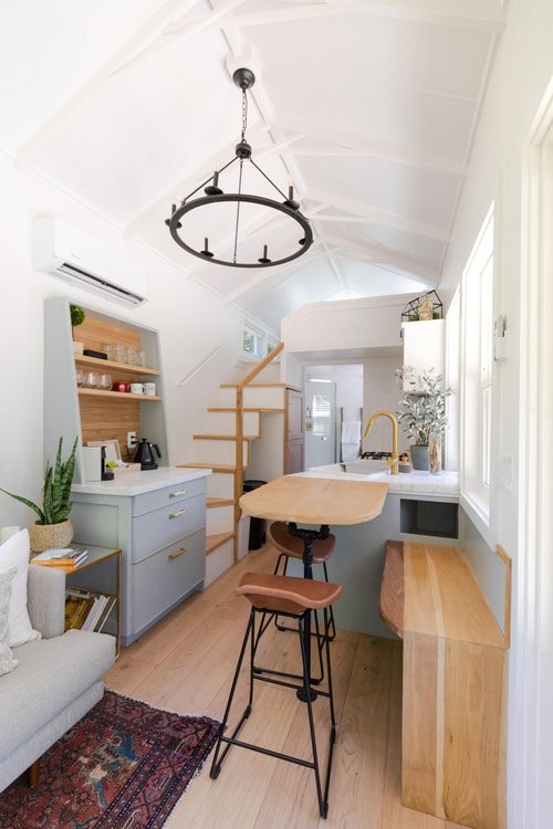 La cucina di Handcrafted Hideaway