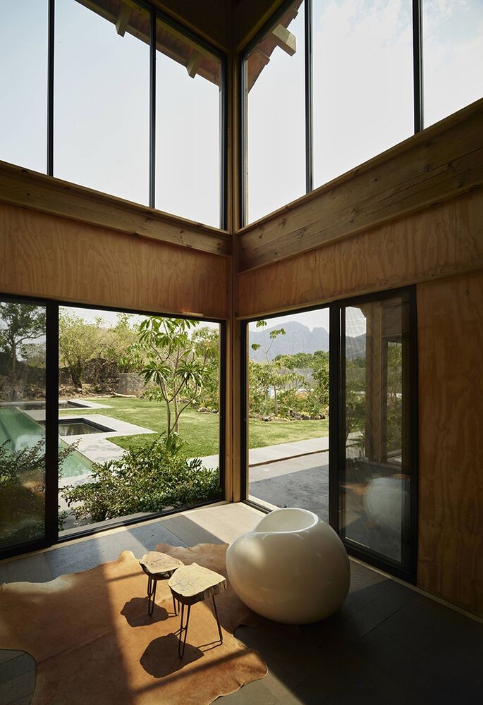 Con vista al giardino e molta luce naturale