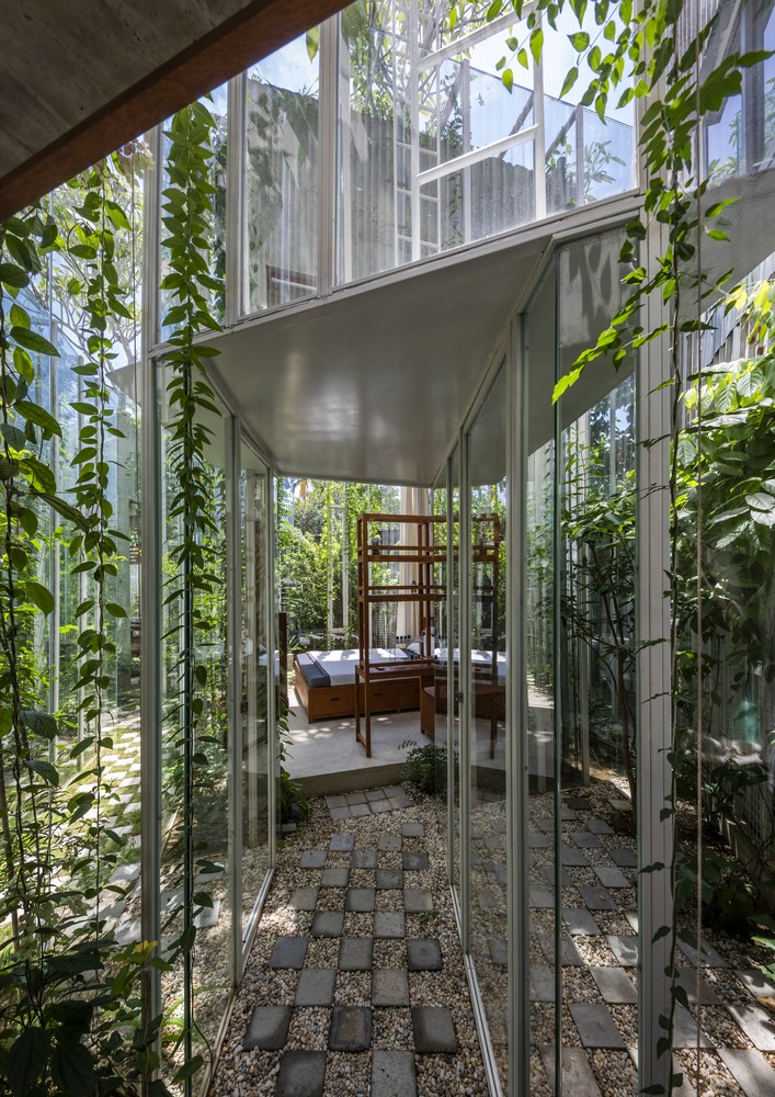 Il corridoio verso la camera da letto