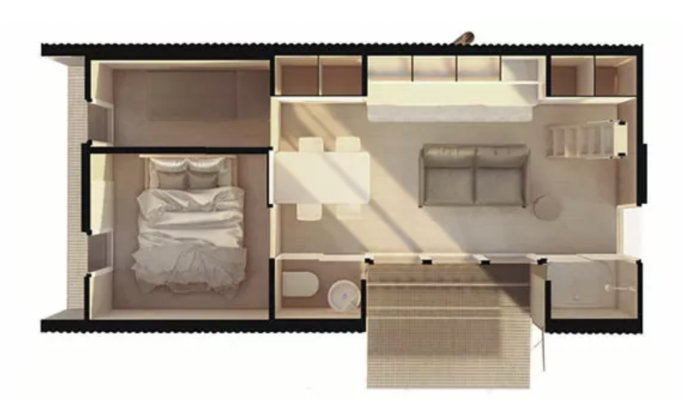 Casa prefabbricata passiva