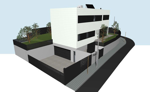 Case prefabbricate e tre piani