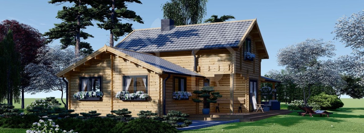 Case prefabbricate a due piani