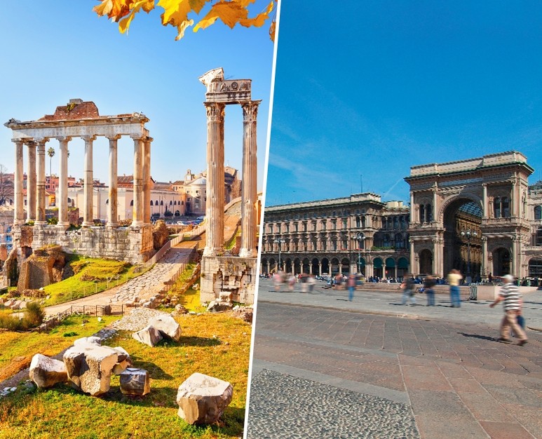 mercato immobiliare milano e roma