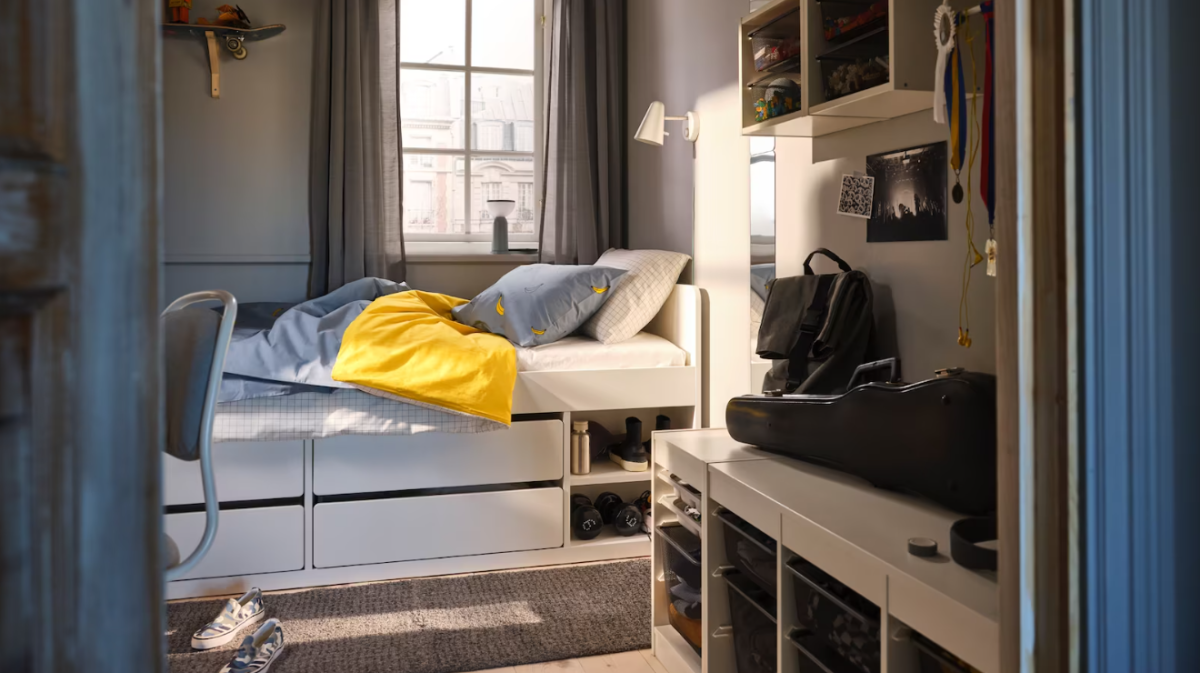 Il letto a scomparsa di Ikea ideale per arredare un ambiente piccolo —  idealista/news