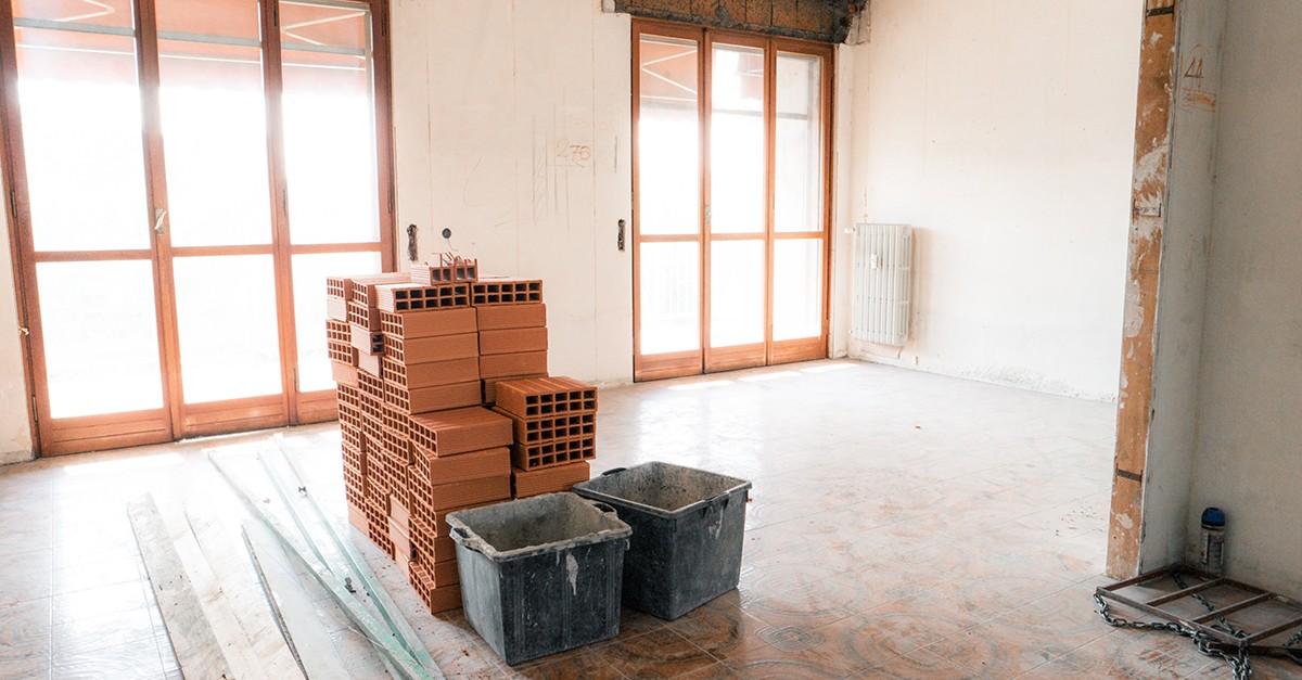 appartamento in ristrutturazione