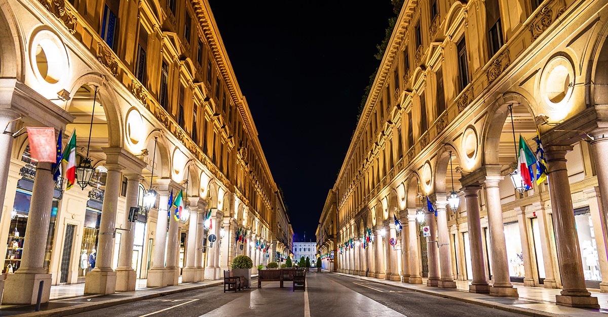 via roma torino