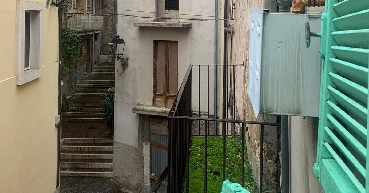 O exterior da casa