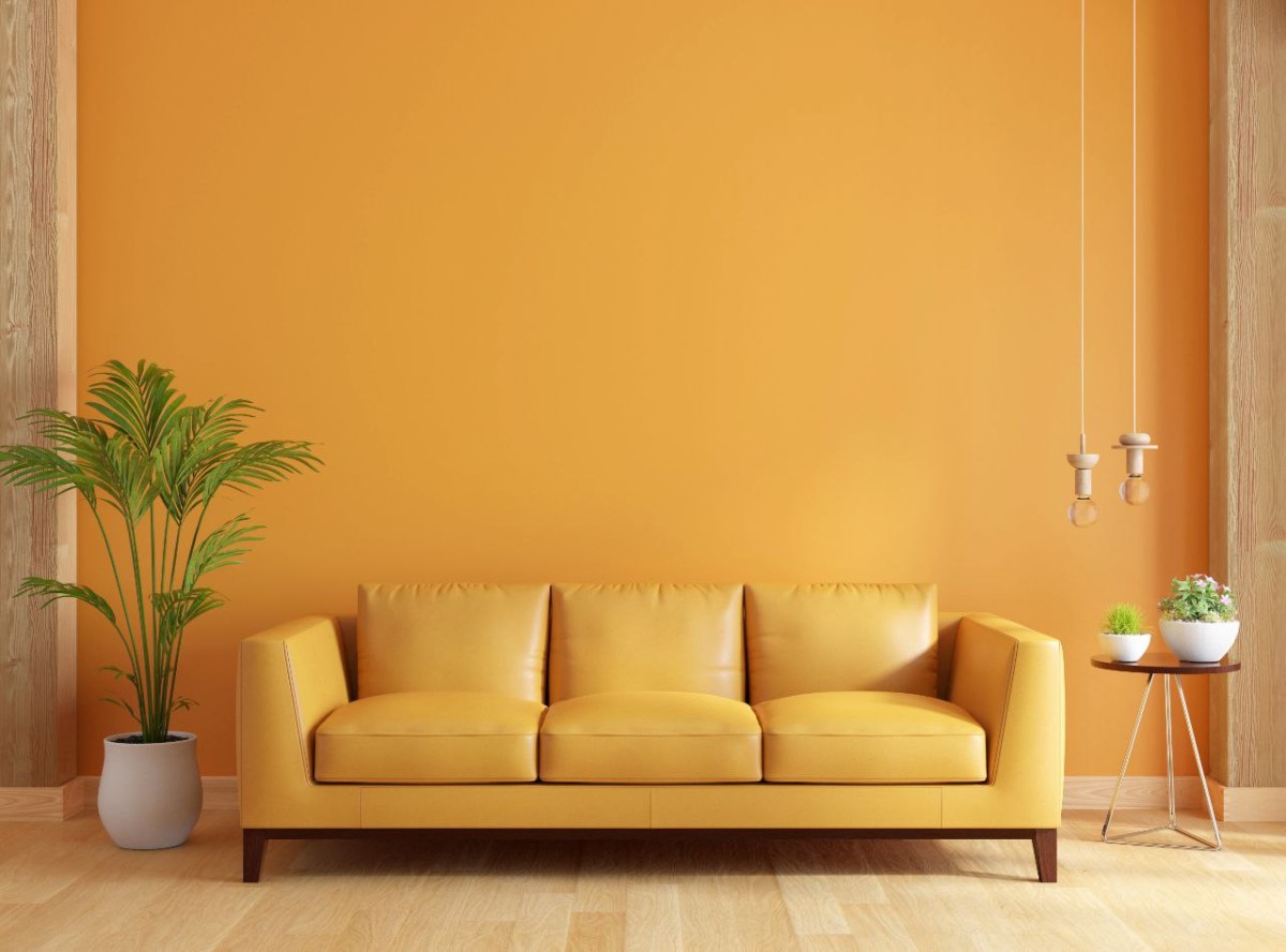 decorar a casa com tons de laranja