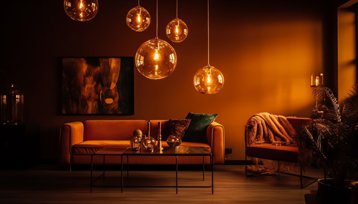 decorar a casa com tons de laranja