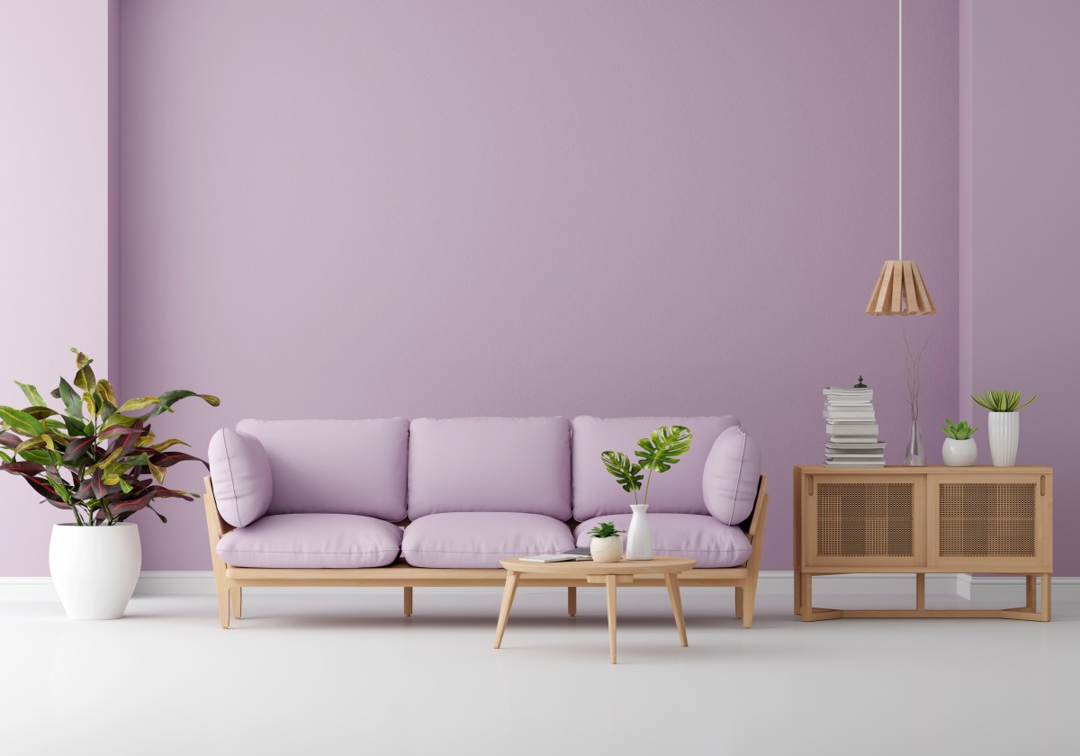 decorar a casa com tons de lilás