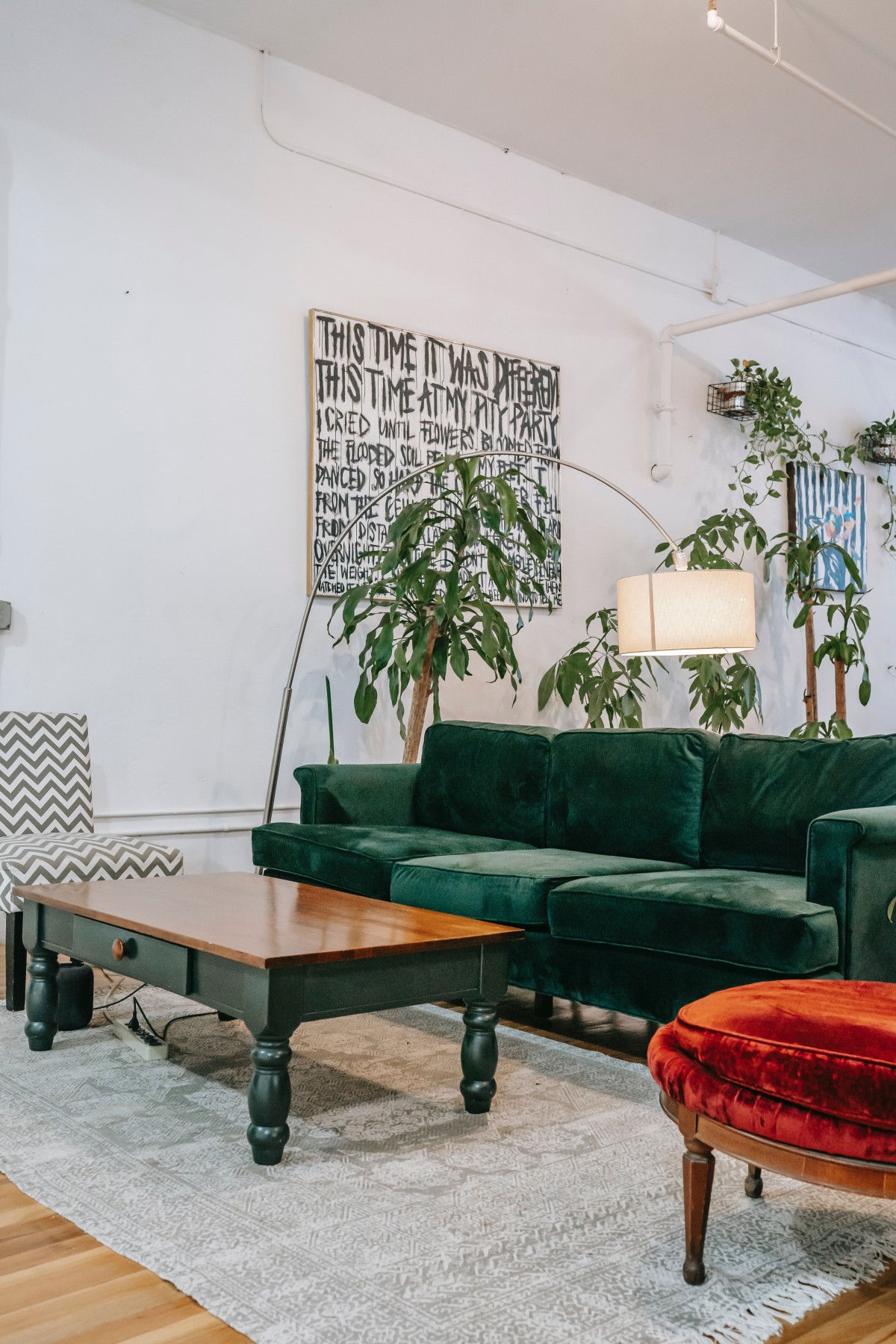 decorar a casa com tons verdes