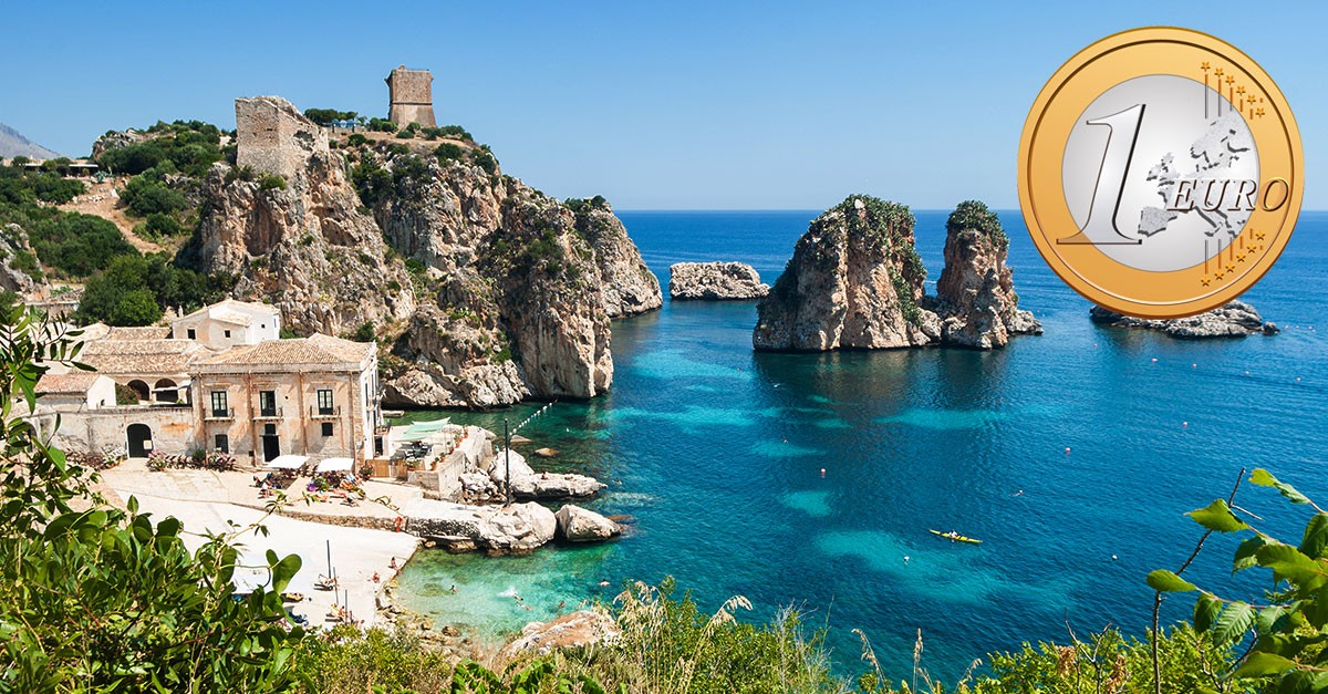 Case a 1 euro in Sicilia vicino al mare