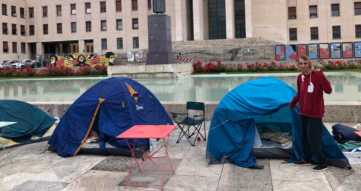 Studenti, protesta alla Sapienza