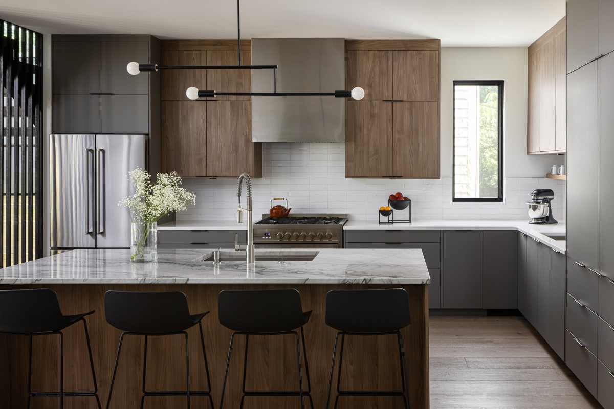 Cocina de diseño con isla