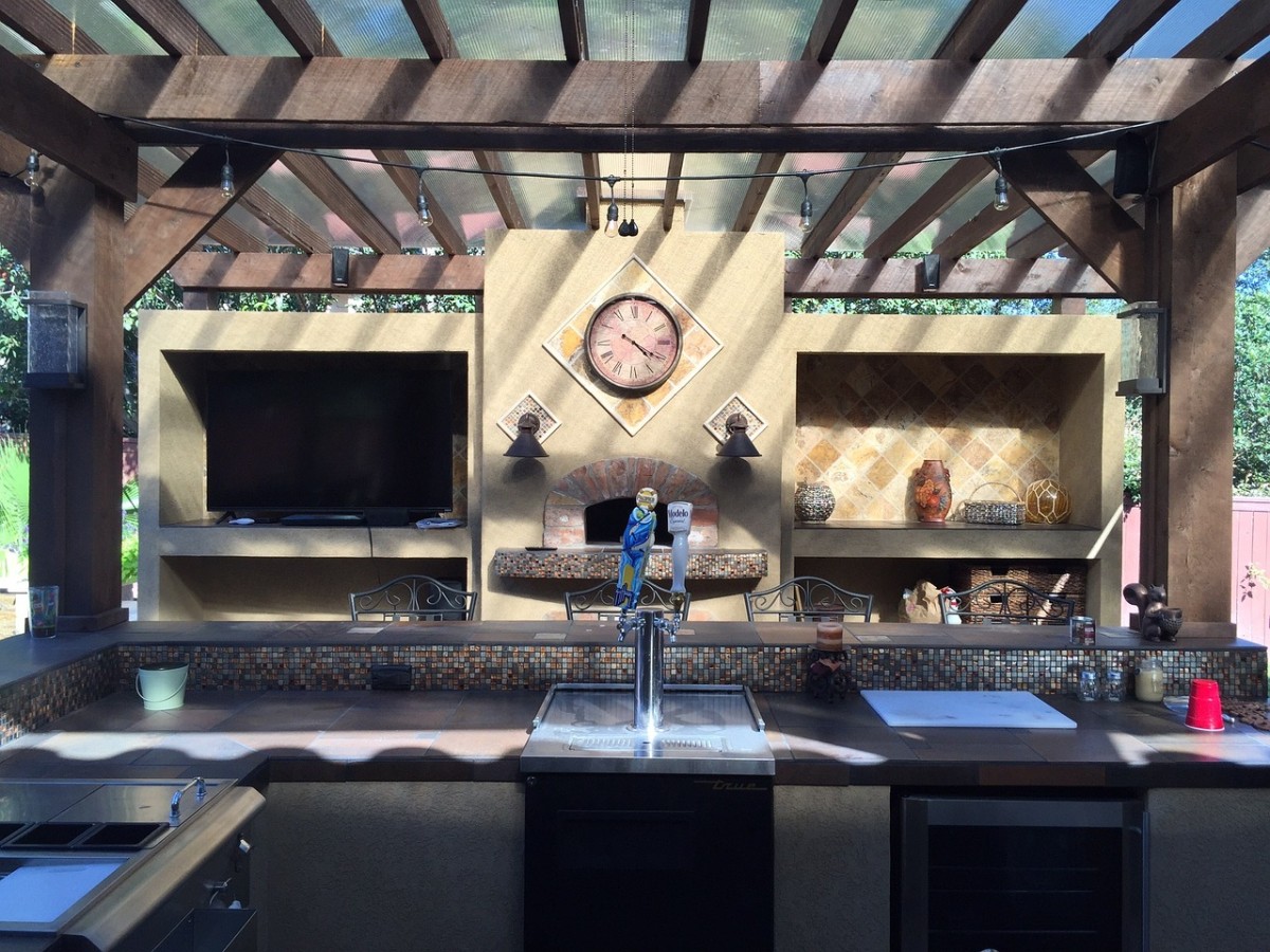 cucina esterna muratura