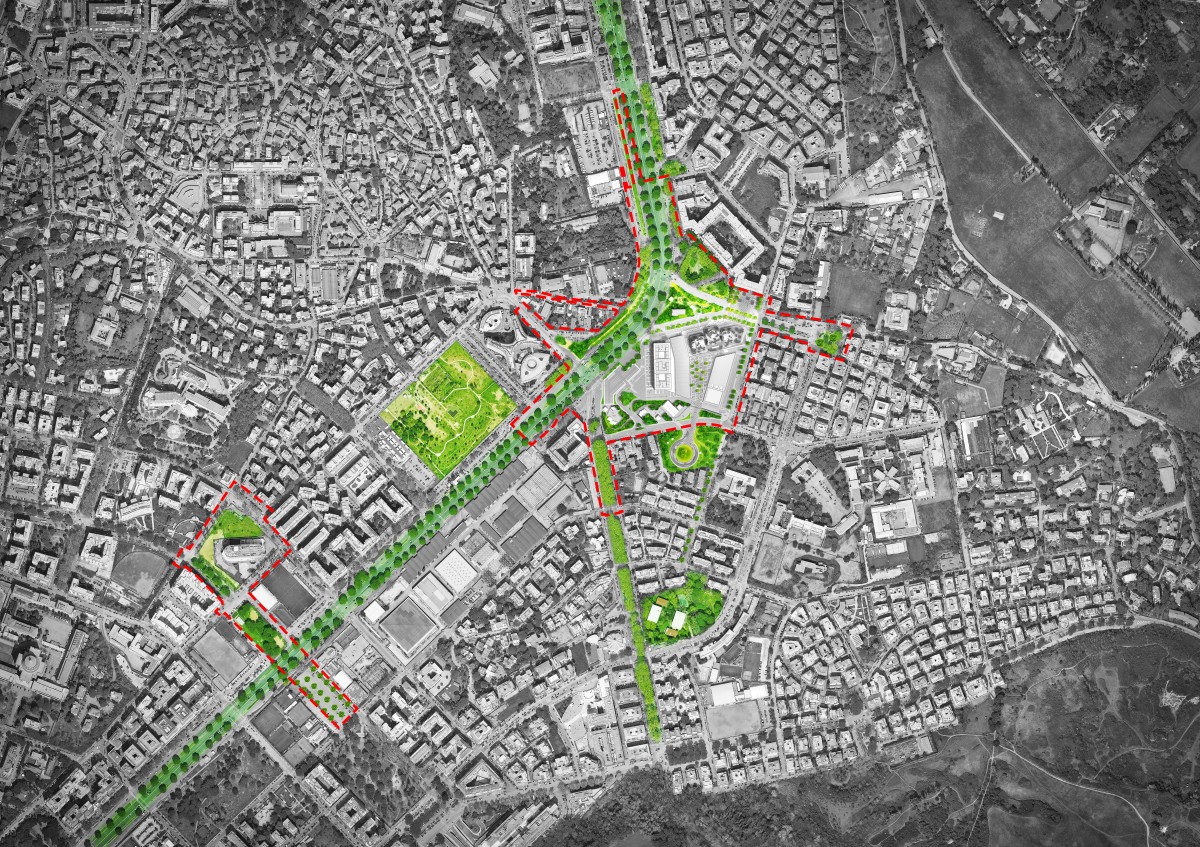 Rigenerazione urbana Piazza dei Navigatori, Roma