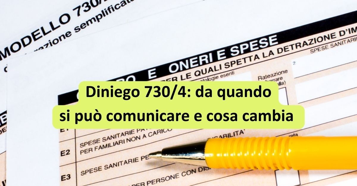 diniego 730/4 2023
