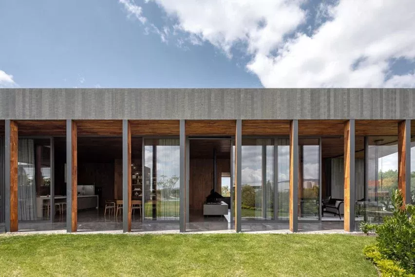 Detalle de los ventanales