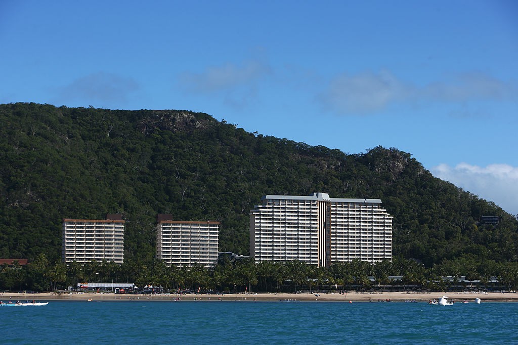 Uno de los hoteles en Hamilton Island