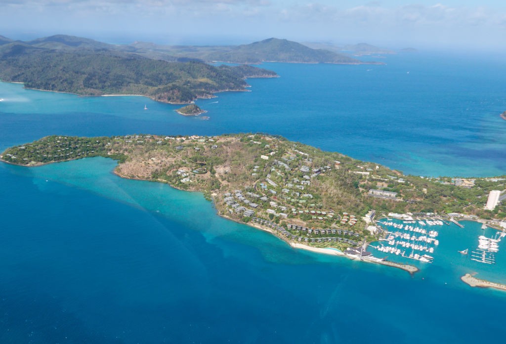 Vista aérea de Hamilton Island