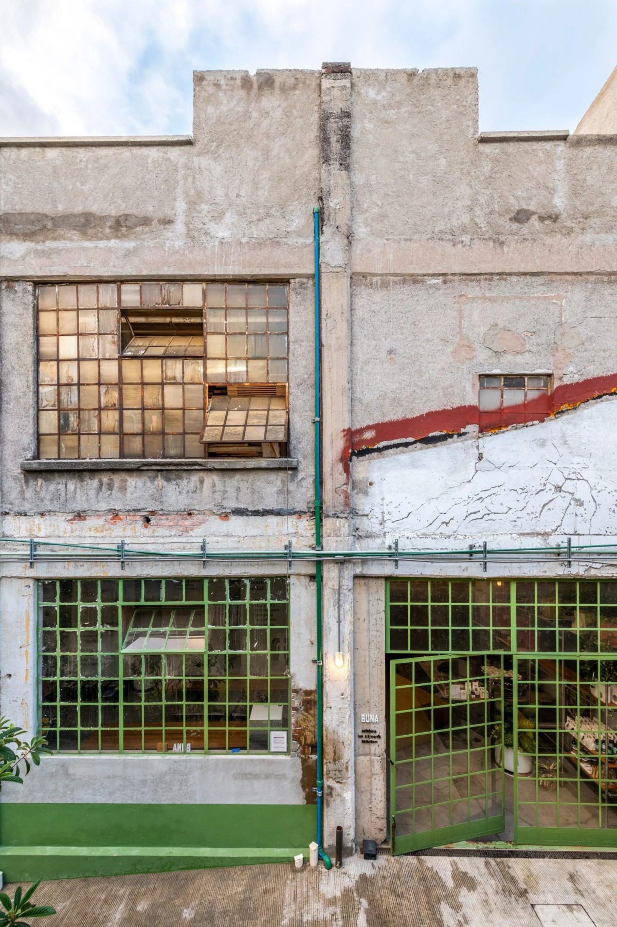 En esta imagen se puede ver el contraste entre los elementos rehabilitados y los originales.