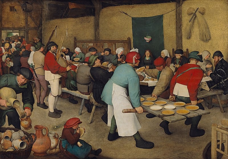 "Il Banchetto nuziale" di Pieter Brueghel il Vecchio