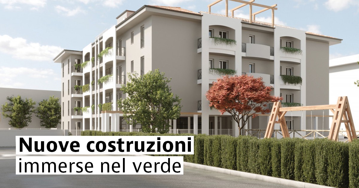 Nuove costruzioni con giardino