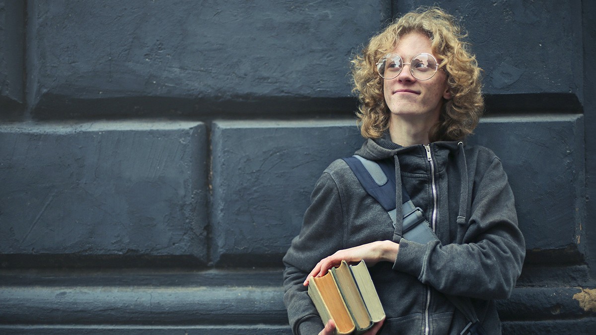 Studente universitario, libri