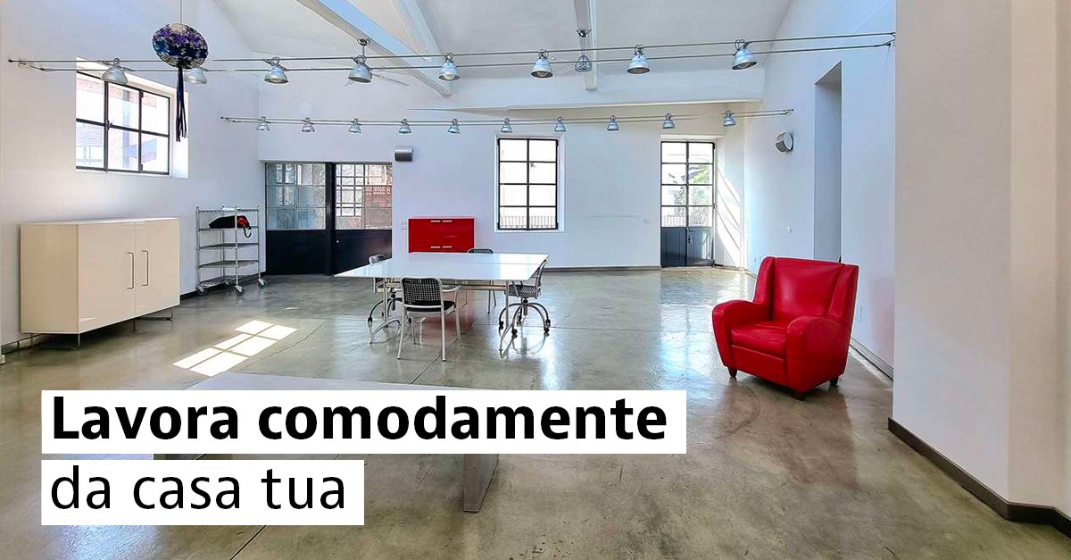 Loft con ufficio per lavorare da casa Loft con ufficio per lavorare da casa