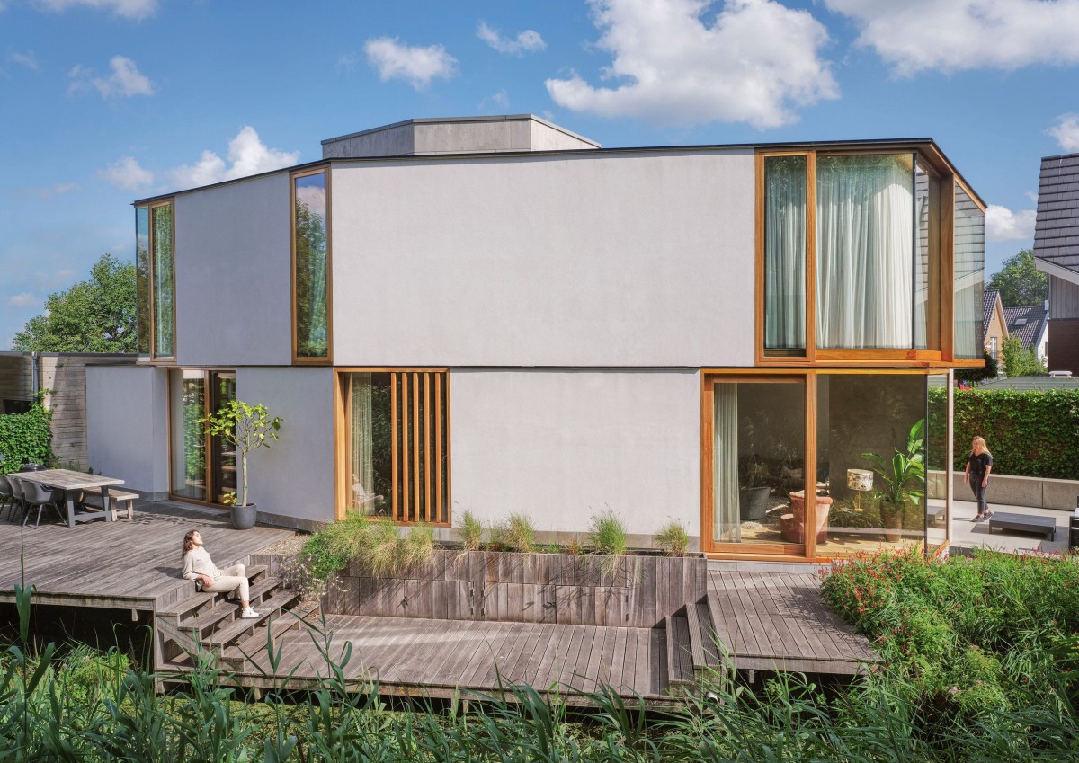 Edge House está situado en el barrio de Nieuw Sloten de Ámsterdam