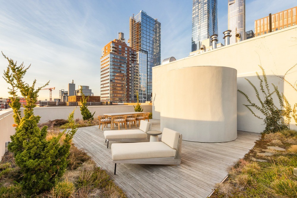 Ático alquilado por Bad Bunny en New York. Solarium