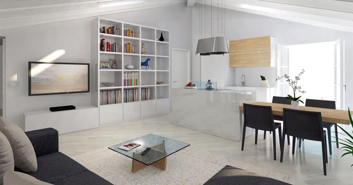 Mansarde con cantine