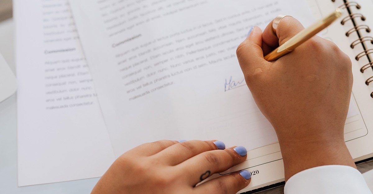 Firma dal notaio per l'ipoteca