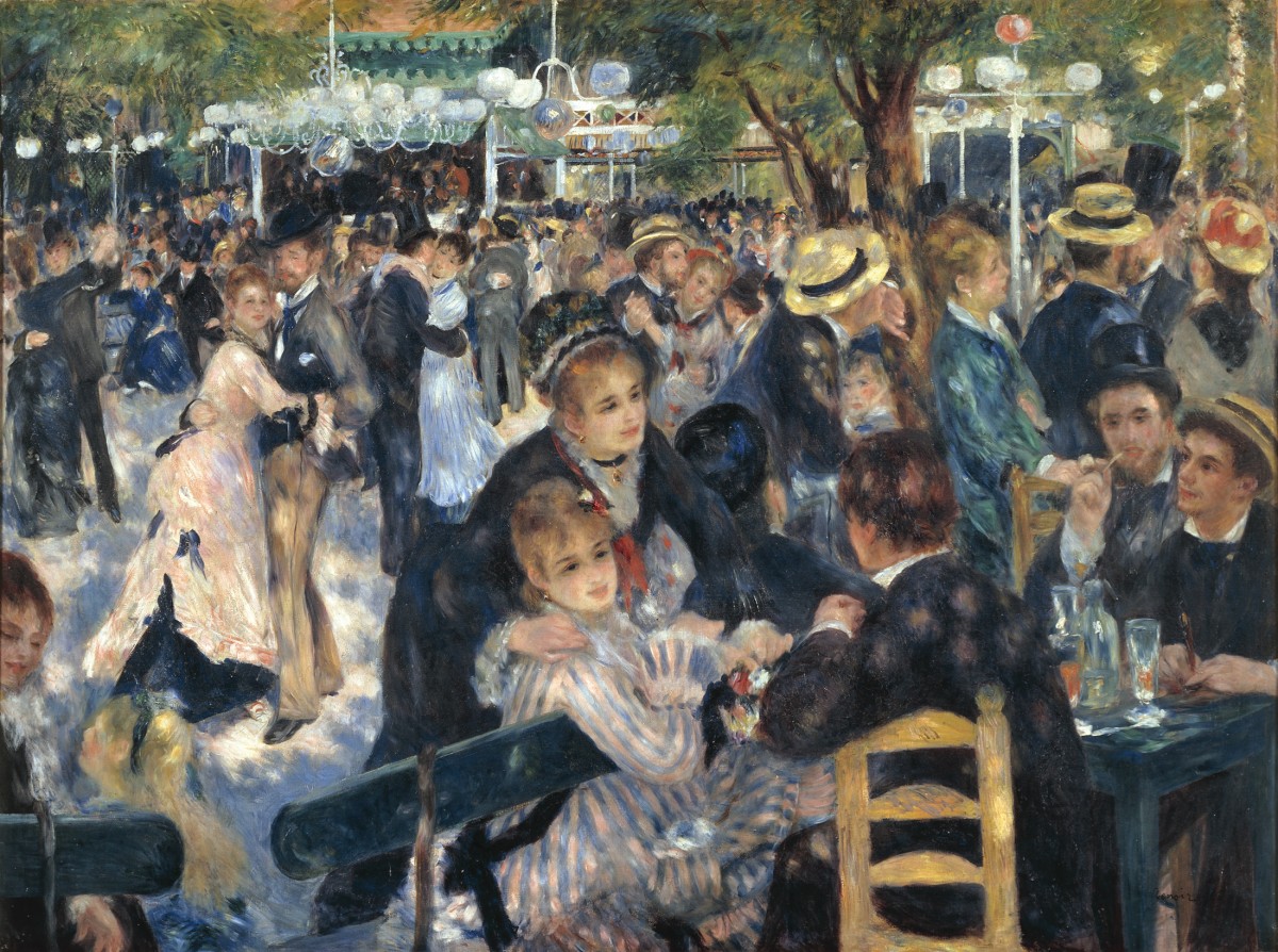 Baile en el Moulin de la Galette, del pittore impressionista Auguste Renoir
