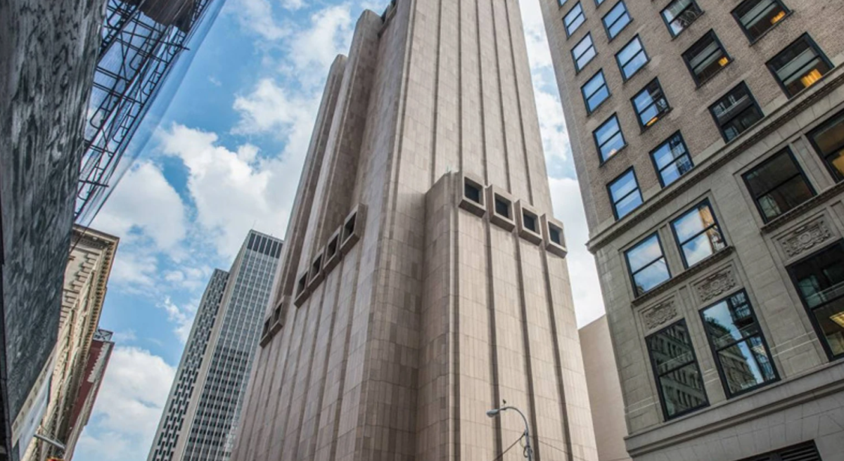 Edificio sin ventanas de NY