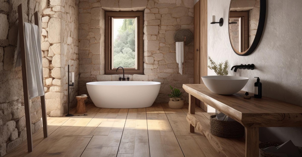 bagno rustico piccolo