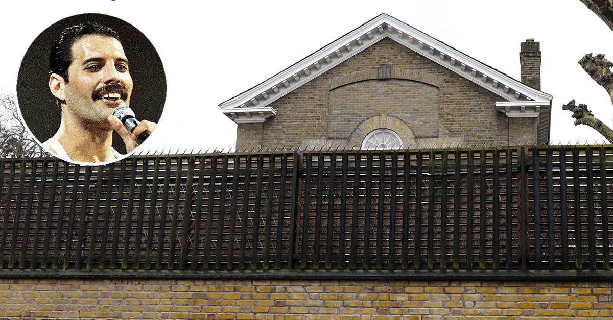 A la venta la mansión de Freddie Mercury en Londres por 30 millones de libras