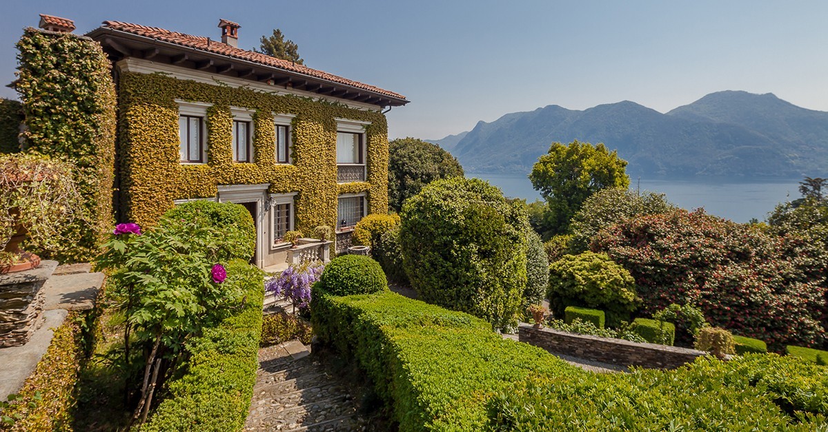 Der Lago Maggiore in Norditalien