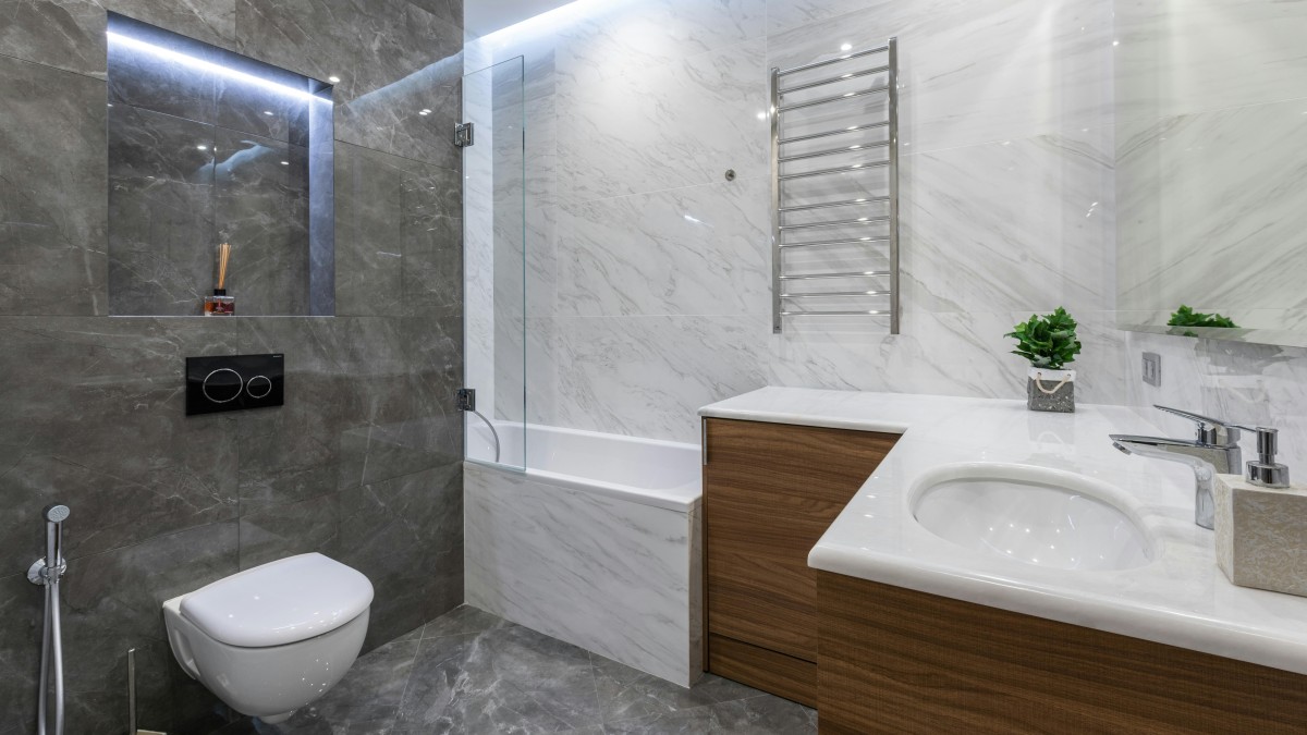 come arredare casa con pavimento in marmo