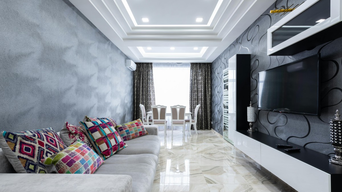 come arredare casa con pavimento in marmo