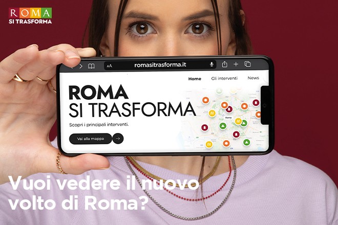 Logo "Roma si trasforma"