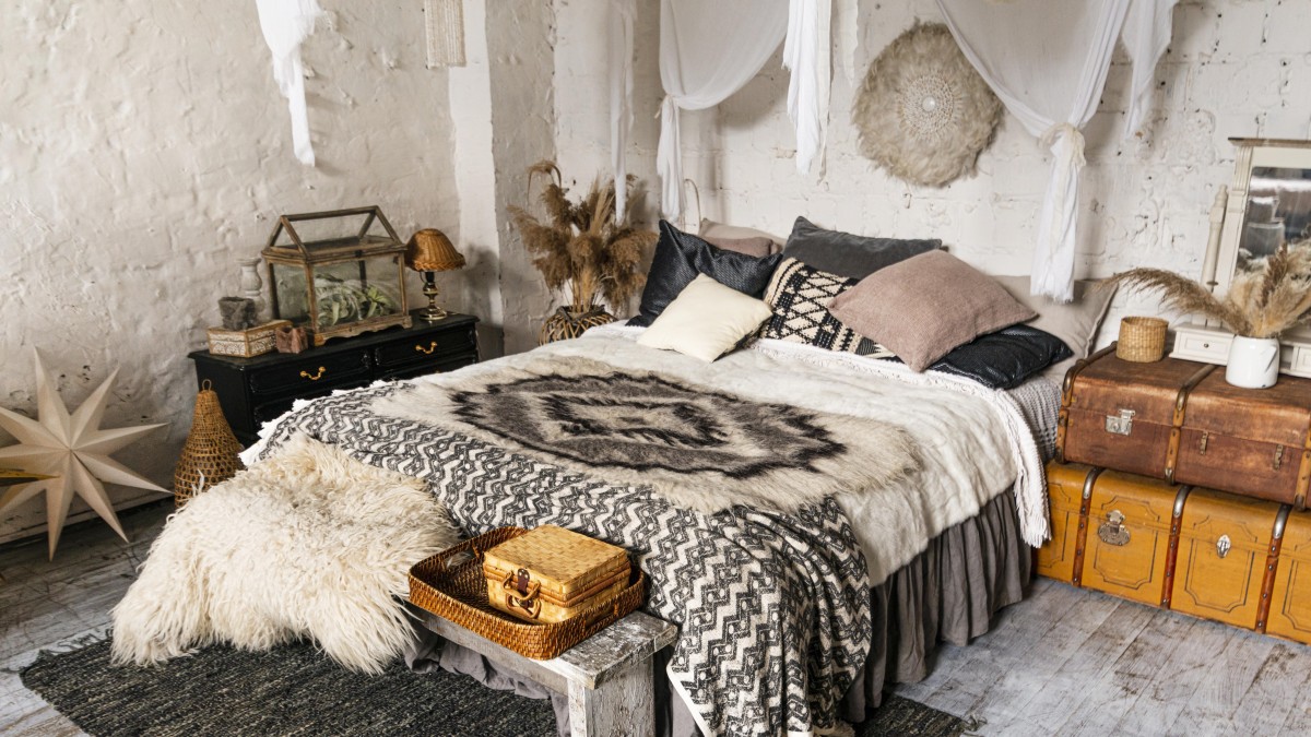 camera da letto boho