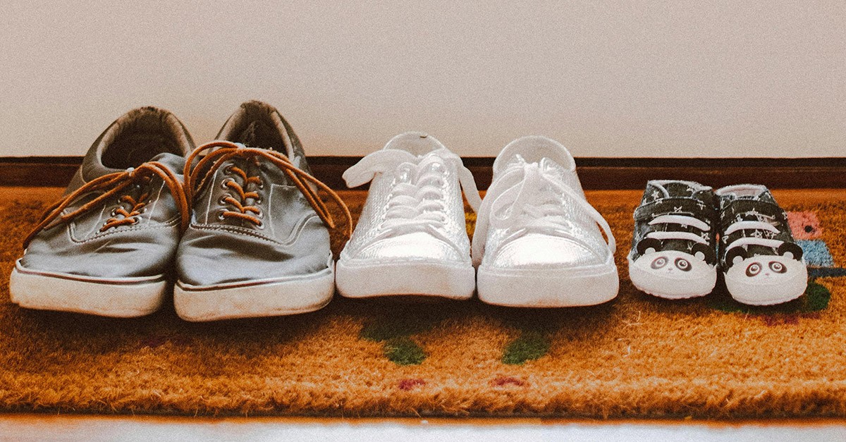 Scarpe sullo zerbino Scarpe sullo zerbino