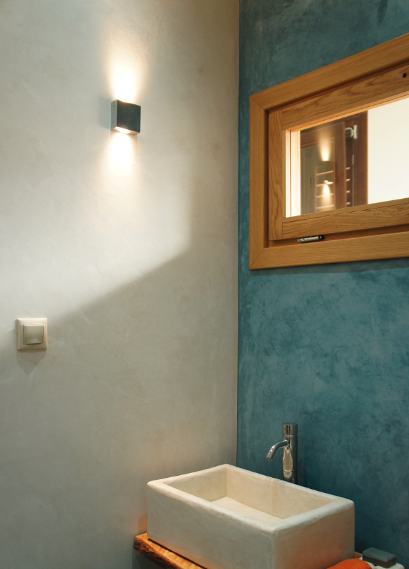Bagno rivestito in Tadelakt