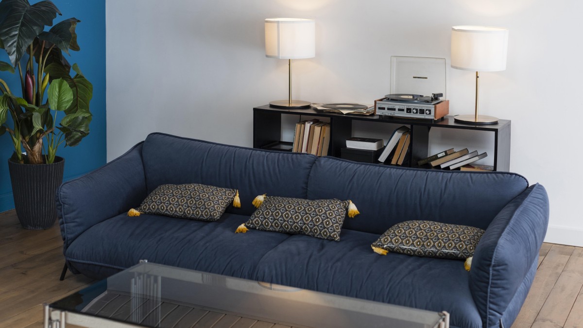 arredare casa con il denim