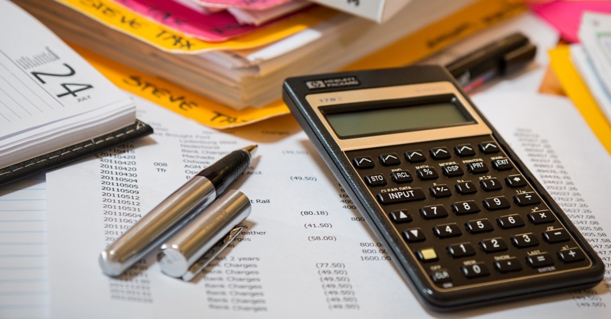 calcolatrice e scontrini