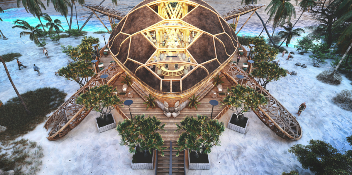 edificio a forma di animale